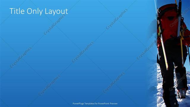 Title Only presentation slide layout