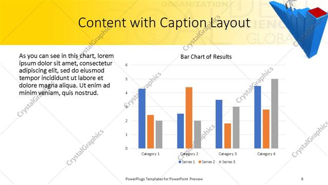 Content with Caption presentation slide layout
