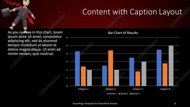 Content with Caption presentation slide layout