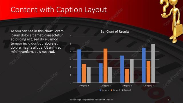 Content with Caption presentation slide layout
