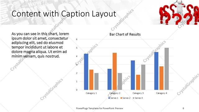 Content with Caption presentation slide layout