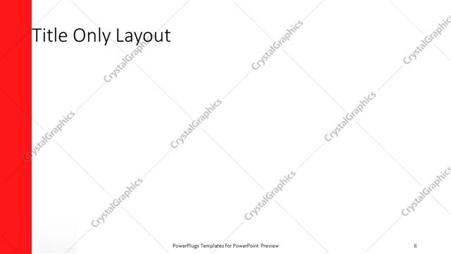 Title Only presentation slide layout