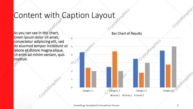 Content with Caption presentation slide layout