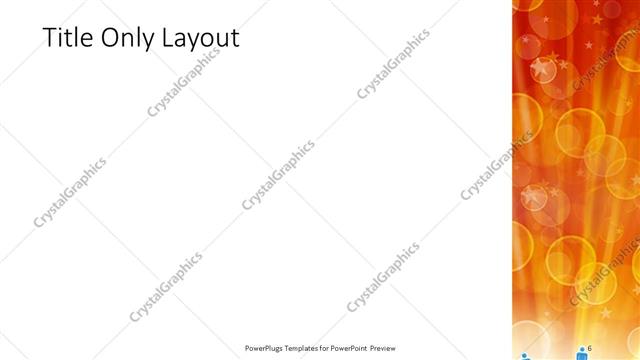 Title Only presentation slide layout