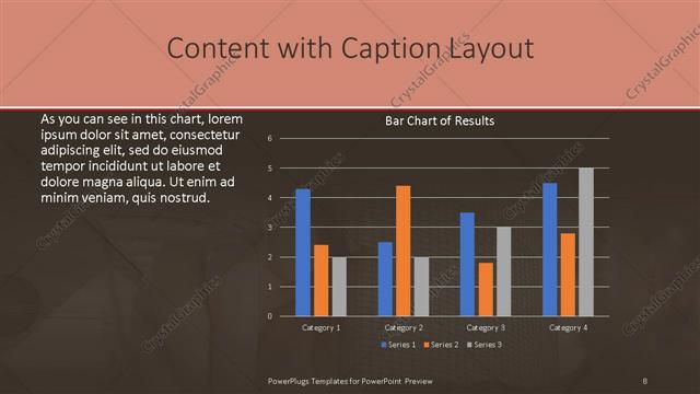 Content with Caption presentation slide layout