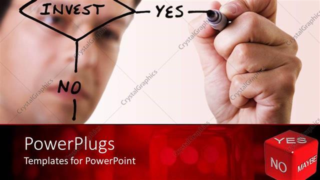  Presentation with flowchart - A person drawing a flowchart with a board marker