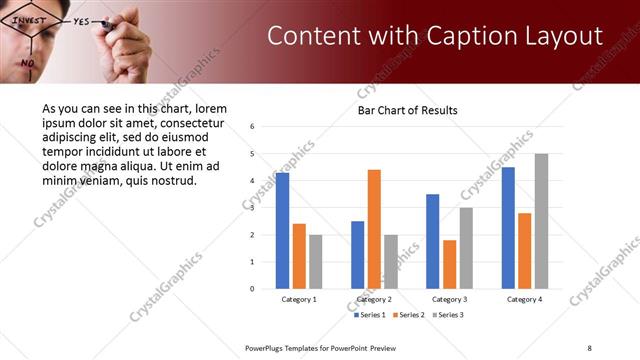 Content with Caption presentation slide layout