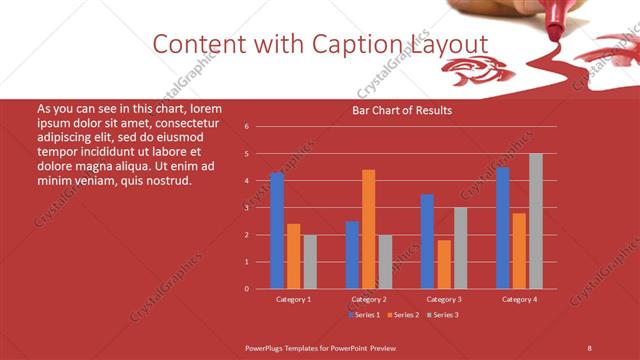 Content with Caption presentation slide layout