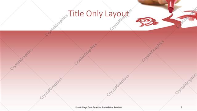 Title Only presentation slide layout
