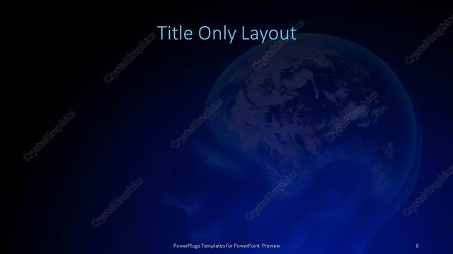 Title Only presentation slide layout
