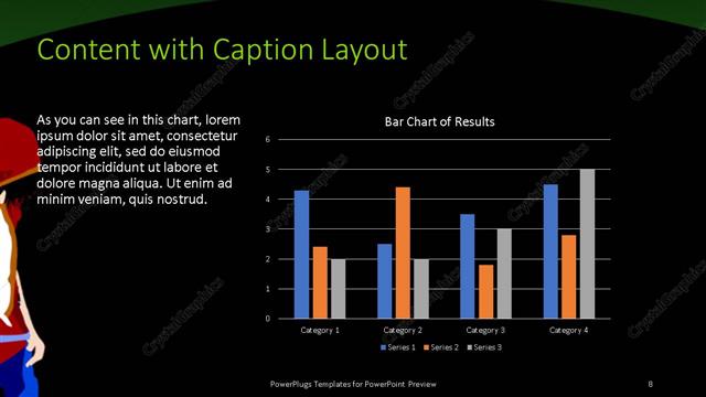 Content with Caption presentation slide layout