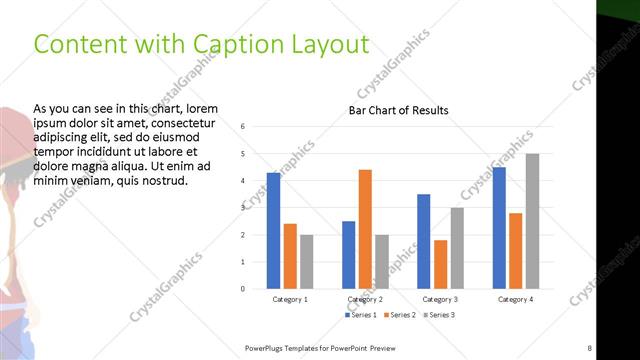 Content with Caption presentation slide layout