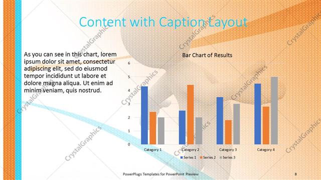 Content with Caption presentation slide layout