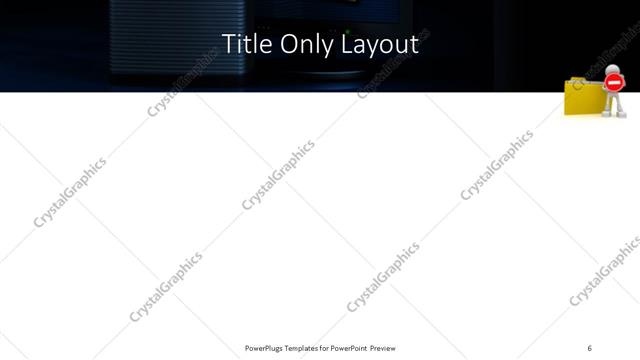 Title Only presentation slide layout