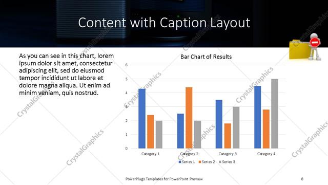 Content with Caption presentation slide layout