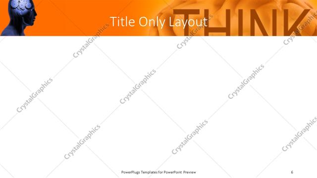 Title Only presentation slide layout