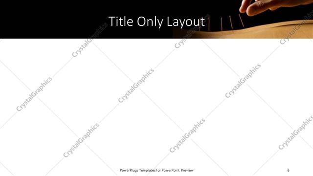 Title Only presentation slide layout
