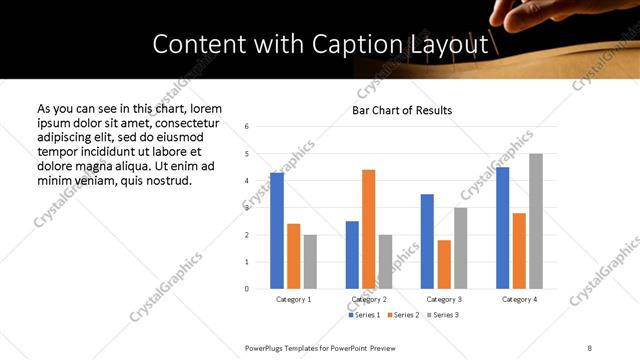 Content with Caption presentation slide layout