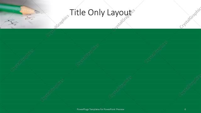 Title Only presentation slide layout