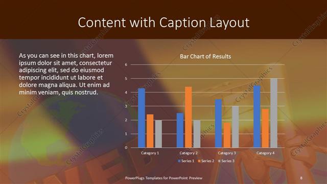 Content with Caption presentation slide layout