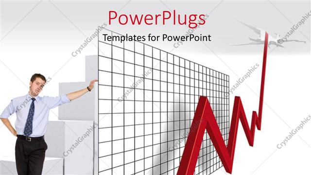  Presentation with recovery - A person with a growth chart with greyish background