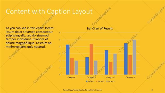 Content with Caption presentation slide layout