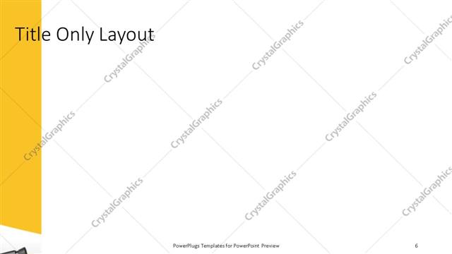 Title Only presentation slide layout