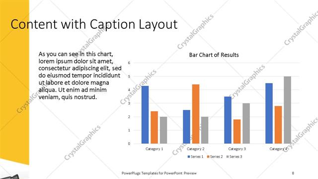 Content with Caption presentation slide layout