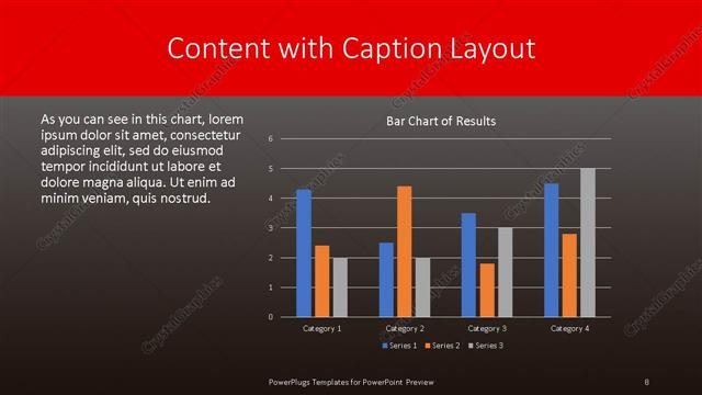 Content with Caption presentation slide layout