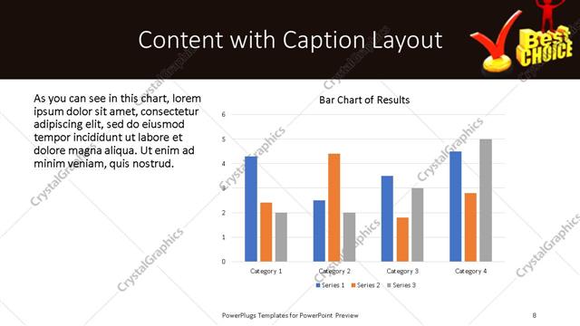 Content with Caption presentation slide layout