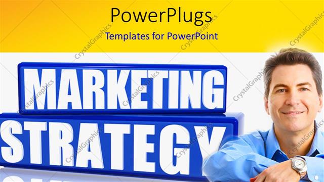  Presentation with marketing strategy - A person happy because of the marketing