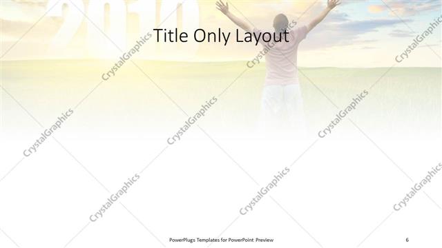 Title Only presentation slide layout