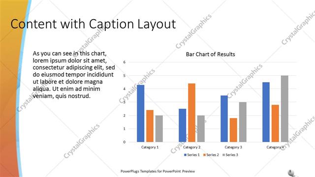 Content with Caption presentation slide layout