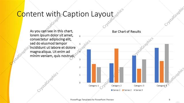 Content with Caption presentation slide layout