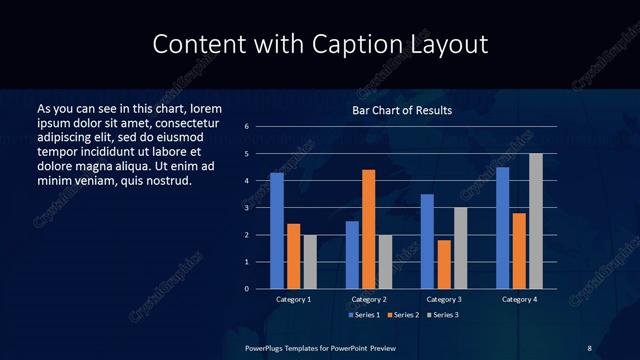 Content with Caption presentation slide layout