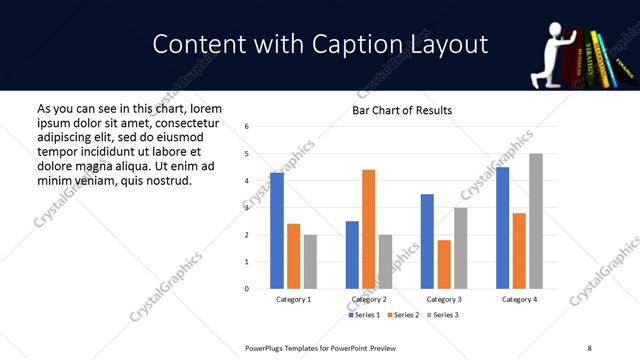 Content with Caption presentation slide layout