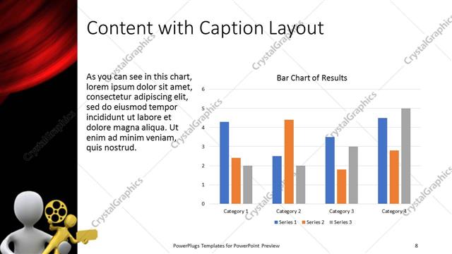 Content with Caption presentation slide layout