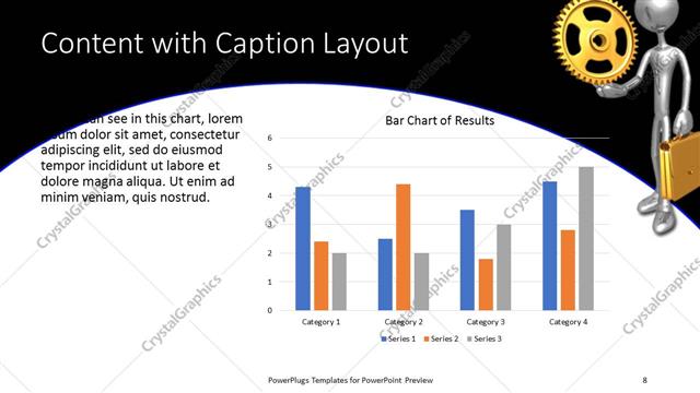 Content with Caption presentation slide layout