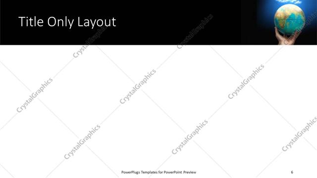 Title Only presentation slide layout