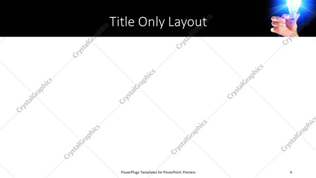 Title Only presentation slide layout