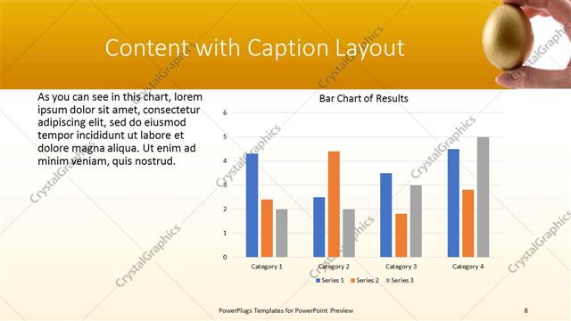 Content with Caption presentation slide layout