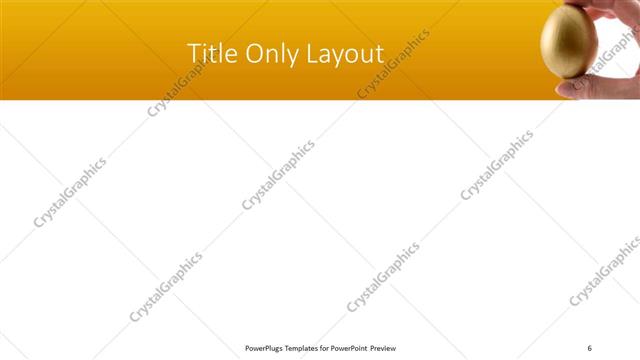 Title Only presentation slide layout