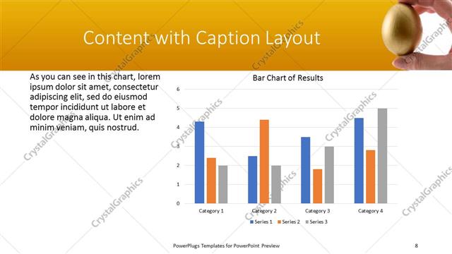 Content with Caption presentation slide layout