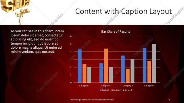 Content with Caption presentation slide layout