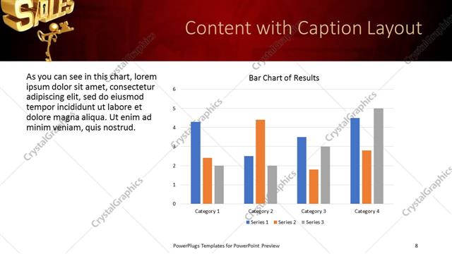 Content with Caption presentation slide layout