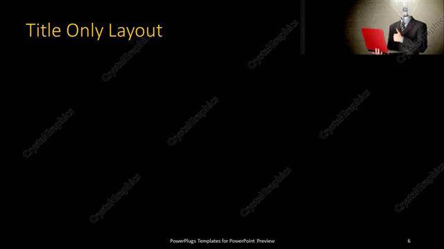 Title Only presentation slide layout