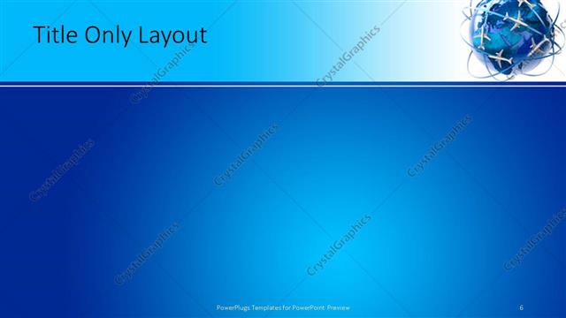 Title Only presentation slide layout