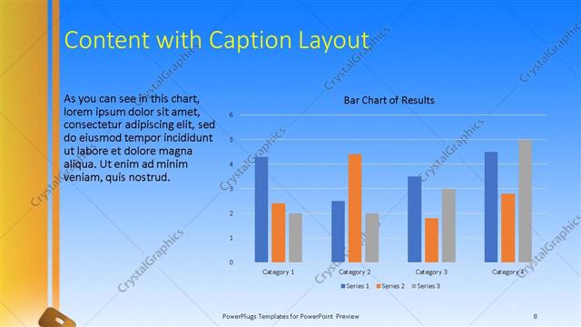Content with Caption presentation slide layout
