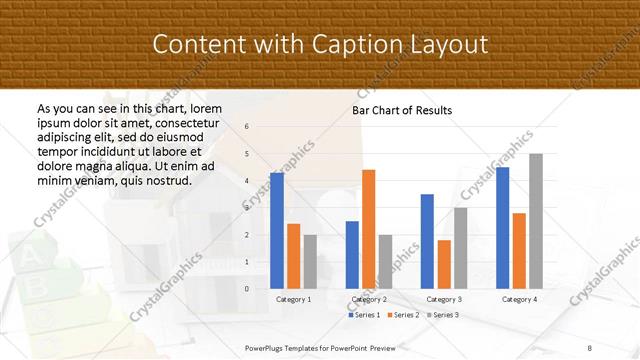 Content with Caption presentation slide layout