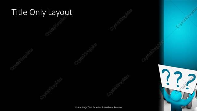 Title Only presentation slide layout